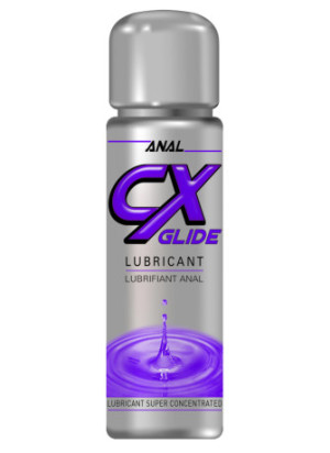 Lubrifiant anal à base d'eau 100 ML CX GLIDE - CC800127